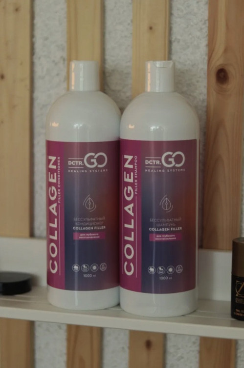 Dctr.Go. Набор для волос шампунь и кондиционер с коллагеном 1000 мл+1000 мл в Кирове