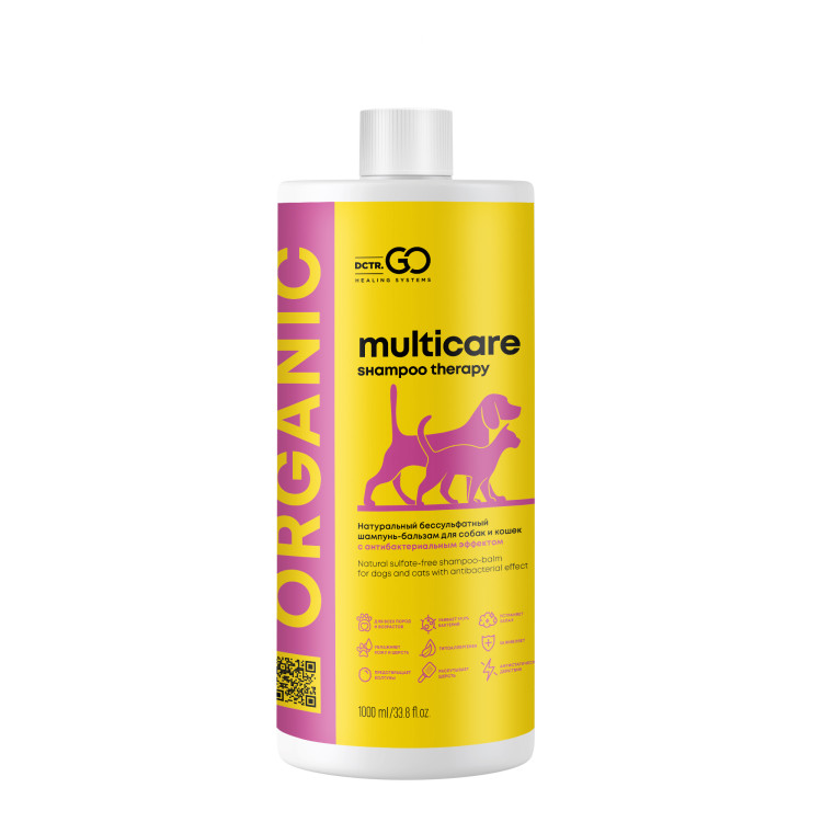 Dctr.Go Шампунь-бальзам для животных Sнampoo Therapy "Мультиуход" 1000 ml в Кирове