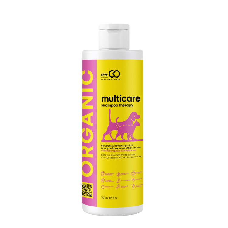 Dctr.Go Шампунь-бальзам для животных  Sнampoo Therapy "Мультиуход" 250 ml в Кирове